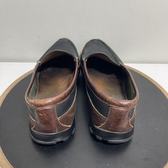 Allen Edmond Shoes Men 12 D Boulder Leather Slip On Loafers Comfort Driving - Picture 8 of 12